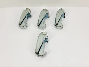 (4) Lesker QF-LDC-CS2 Double Claw Clamps ( ISO-K 320 to 500, Zinc Plated) - Picture 1 of 9