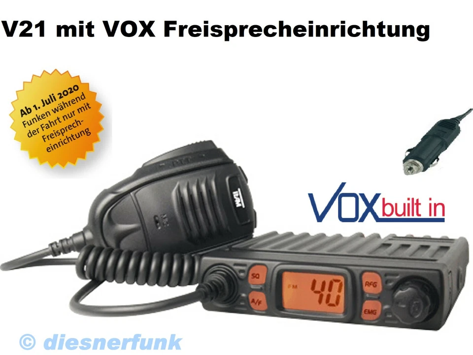 TEAM CB MOBILE MiniCOM VOX ZIG. CB Funkgerät auch Giftzwerg wie Albrecht AE 6110