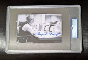 Eugene Kranz PSA DNA autografo foto firmata direttore di volo Apollo 13 - Foto 1 di 2