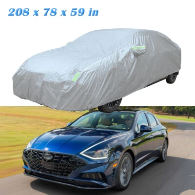 For Hyundai Sonata Full Car Cover Waterproof All Weather Sun UV Rain Resistant - Image 1 of 4