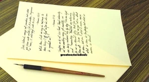 Parchment paper fr writing and printing 50 sheets A4 vegetable origin vintage - Picture 1 of 1