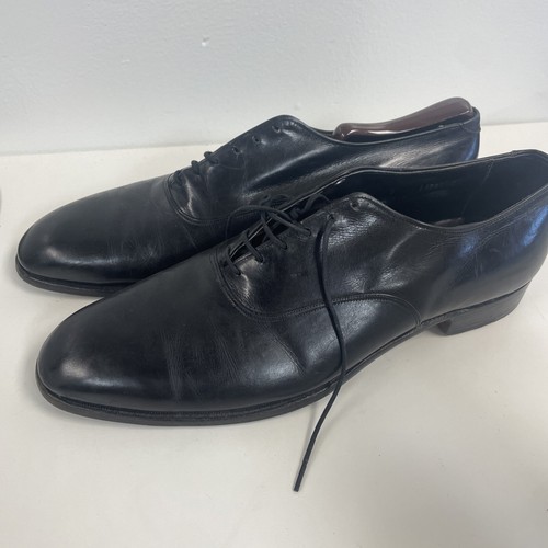 JORDAN Scarpe Oxford a punta Nunn Bush da uomo in pelle nera