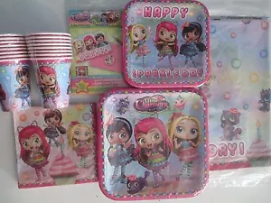 LITTLE CHARMERS - Birthday Party Supply SUPER Kit w/Invites - Picture 1 of 1