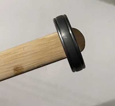 Anillo de boda forjado de tungsteno plata cepillada joyería para hombre talla 10,5 Foto 1 de 3