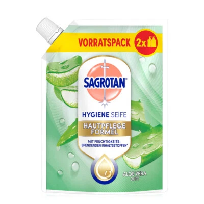 RB HYGIENE HOME DEUTSCHLAND GMBH Sagrotan Handseife Aloe Vera Körperpflege Flüssigseife Nachfüllbeutel 500ml