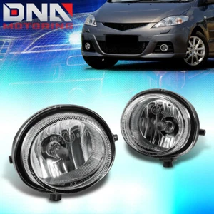 For 2014-2016 Mazda 3 CX-7 CX-9 RX-8 OE Style Clear Lens Driving Fog Light Lamp - Picture 1 of 7