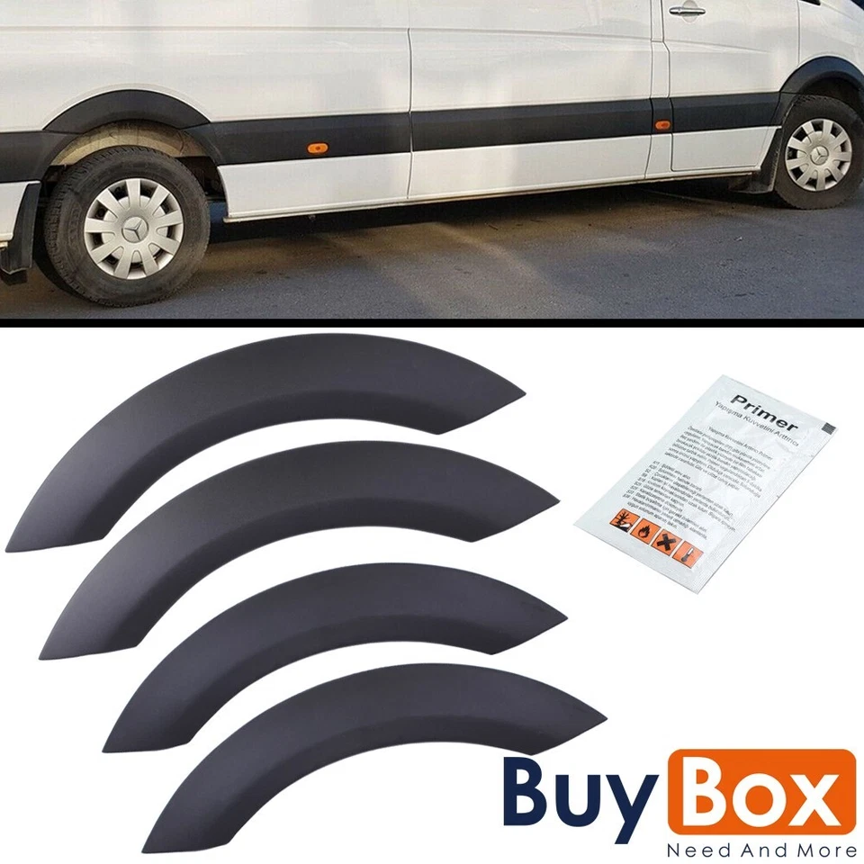 4 TLG für Mercedes Sprinter W906 ABS Radläufe Kotflügel Verbreiterung (06-18)