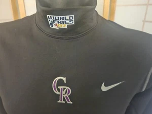 Colorado Rockies Nike Fit Therma Pullover Womens XL / Mens S 2007 World Series - Picture 1 of 8