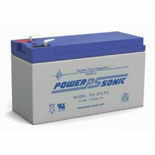 Power-Sonic PS1270F2 7 Ah Lead Acid Rechargeable Batteries