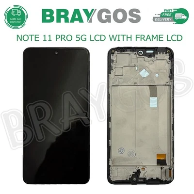 For XIAOMI REDMI NOTE 11 PRO 5G 21091116I INCELL LCD Touch Screen Display Frame - Image 1 of 4