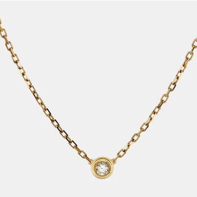 Collar Colgante Cartier D'Amour Oro Amarillo 18K y Diamante XS Foto 1 de 3