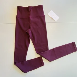 Neu mit Etikett Athleta ELATION ULTRA HIGH RISE RIB Tight Größe XS Redwood Burgundy 631867 - Bild 1 von 7