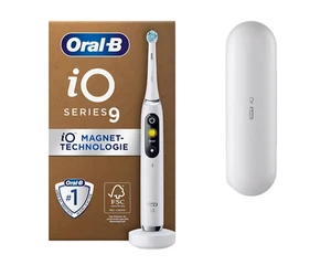 Oral-B iO Series 9 Plus Edition Elektrische Zahnbürste, Weiß – 7 Modi, Lade-Reis - Bild 1 von 1