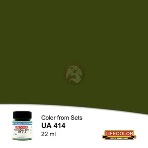 LifeColor Acrylic Paint Color Sets Italian Tela Grigio Verde FS 34159 22ml UA414 - Picture 1 of 1