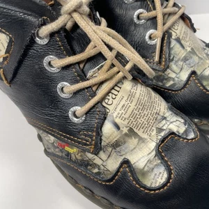TMA Eyes Imported Designer Boots, Zeitungsausschnitt, blau Gr. 9 41 - Bild 1 von 13