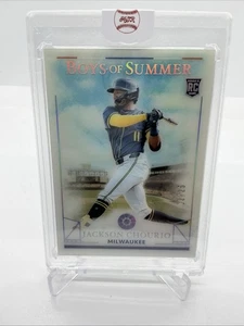 2024 Panini Boys of Summer - Jackson Chourio #89 Holo Silver /25 (RC) - Picture 1 of 2