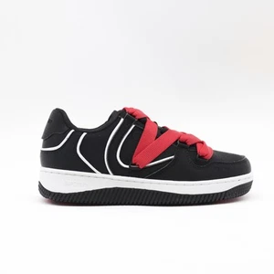 Superdry Women's Sneakers Black Vegan Leather Trainers Ladies Casual Shoes UK 5 - Picture 1 of 8