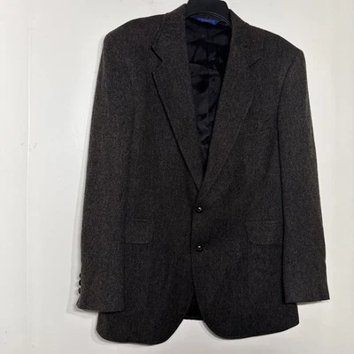 Pendleton Men's Gray 100% Wool Tweed Sports Coat Blazer Jacket Size 42 Long - Image 1 of 4