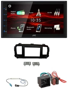 JVC USB Bluetooth MP3 DAB 2DIN Autoradio für Citroen Jumpy Spacetourer ab 2016 u - Bild 1 von 9