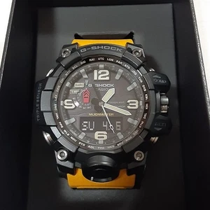 CASIO G-SHOCK GWG-1000-1A9JF Yellow Mud Master Radio Solar - Picture 1 of 9