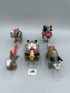 Transformers Power Core Combiners Grimstone w/ Dinobots Near Complete - Picture 1 of 6