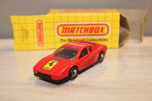 MATCHBOX MB75 RED FERRARI TESTAROSSA LOGO TEMPA NOS VINTAGE 1986 - Picture 1 of 10