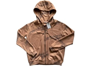 Mistress Rocks hellbrauner Kapuzenpullover mit Reißverschluss XS passt Medium neu mit Etikett Versand am selben Tag Herbst - Bild 1 von 10
