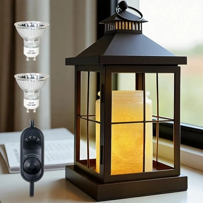 Свеча подогреватель лампа с таймером, фонарь подогреватель совместим с 3 фитиль свечи, V... - Изображение 1 из 4