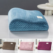 Latex Memory Foam Pillowcase Contour Pillow Covers Zippered Home Rebound Cases