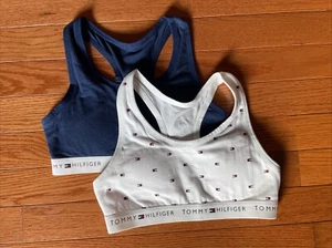 Tommy Hilfiger Girl's 2 Pack M (8-10) Bralette NWOT 1019 - Picture 1 of 6