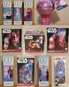 CHOOSE YOUR DESIGN - Cardinal Disney Frozen Star Wars Trolls Puzzles For Kids - Picture 1 of 16