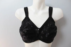 Wacoal 85567 Underwire Unlined Avareness Full Coverage Bra size 34G black - Picture 1 of 6