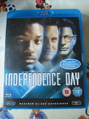 INDEPENDENCE DAY 1996 FILM STARRING WILL SMITH BLU-RAY DISC REGION B UK PAL - Image 1 of 4