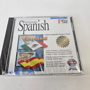 Multimedia Windows Spanish Learn To Speak Spanish CD-ROM 1990s Vintage - Picture 1 of 7