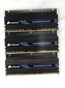 Corsair Dominator TR3X6G1600C8D 6GB (3X2GB) 1600MHZ DDR3 Triple Channel - Picture 1 of 6