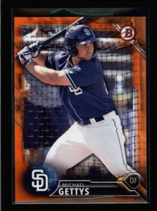 MICHAEL GETTYS 2016 BOWMAN #BD-185 ROOKIE ORANGE PARALLEL #18/25 AZ8511 - Picture 1 of 1