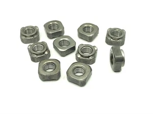 10 pcs 5/16-24 weld in four projection plain carbon steel weld nuts for Ford - Bild 1 von 3