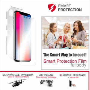 Invisible Screen Protector Wet applied Full Body For iPhone XS, X, 8+, 8 - Picture 1 of 11