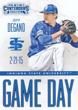 2015 Panini Contenders Game Day Ticket #25 Jeff Degano Indiana State