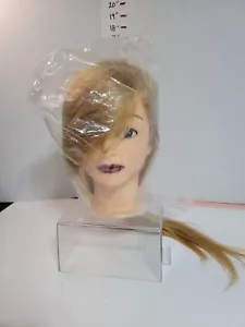Mannequin Head synthetic hair Styling Training Head 24-27Inch Manikin Cosmetolog - Picture 1 of 5