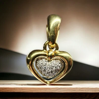 Chimento 18K 750 Diamond Heart Pendant 1 Total Carat Weight Vs - Image 1 of 4