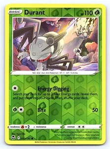 Durant 013/195 Reverse Holo Silver Tempest Pokemon Card - NM Near Mint - Picture 1 of 2