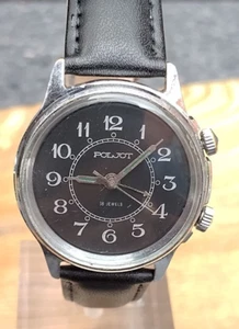 Soviet Watch Alarm POLJOT 18J Men's USSR Completely Authentic - Picture 1 of 8