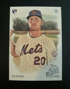 2019 TOPPS ALLEN & GINTER. PETE ALONSO RC. SINGLE ROOKIE CARD #182. "NY METS". - Picture 1 of 2