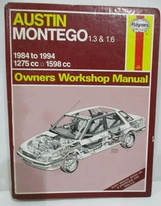 Haynes - Austin Montego 1.3 E 1.6 / 1984 A 1994 / Manuale Del Proprietario - 703 - Picture 1 of 7