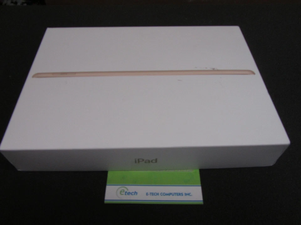 Apple iPad 9.7" 128 GB Wi-Fi Gold, Apple A9 Chip, Model: A1822, MPGW2CL/A  - Image 1 of 4
