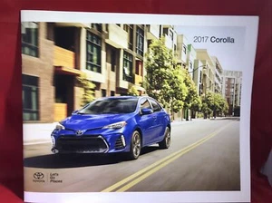 2017 Toyota Corolla 26-page Original Car Sales Brochure Catalog - Picture 1 of 4