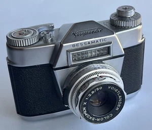 Voigtländer Bessamatic 1. Modell, Col-Skopar X 2,8/50 mit gelbem Punkt - Bild 1 von 8