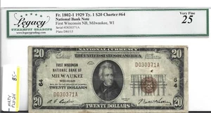 FIRST WISCONSIN NATIONAL BANK OF MILWAUKEE TYPE 1 - Picture 1 of 4