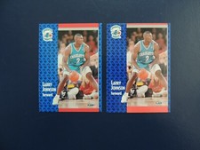 1991 1992 Fleer Unissued pre-production Sample Basketball Card Larry Johnson